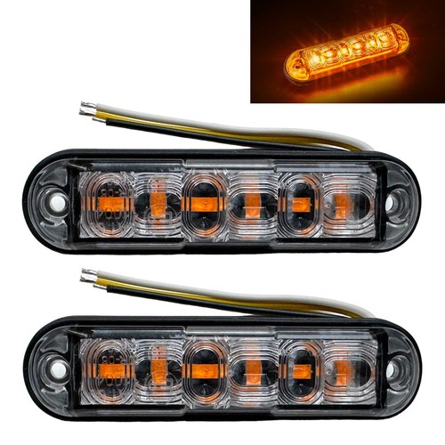 Synchronisierte orange led - 2x,