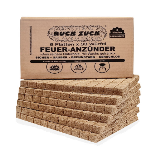 Kaminanzünder anzündwürfel - kaminanzünder,