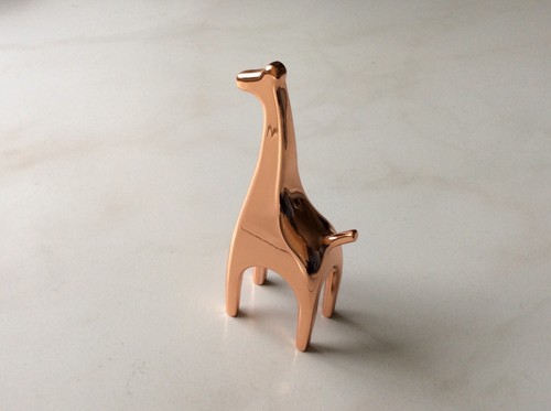 Metall kleine skulptur giraffe - skulptur,