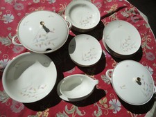 Speiseservice 6 Personen Bavaria Qualitätsporzellan 1950 NEU!  22Teile