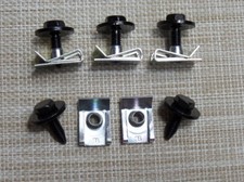 10 TEILE BLECHKLAMMER MUTTER SCHRAUBEN M6 FÜR AUDI BMW SKODA MERCEDES OPEL VW 