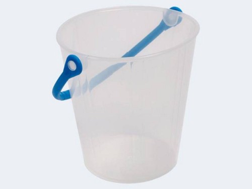 Transparenter eimer 5l - eimer,, 1,5l