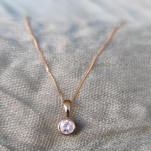 Karat gelbgold halskette - 9,