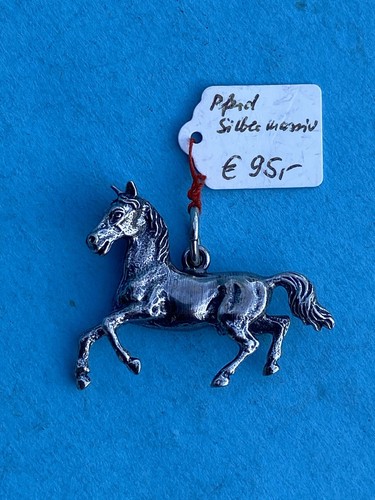 835er silber miniatur pferd - 835er,