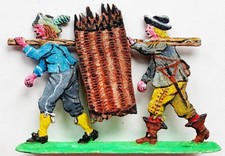 Zinnfiguren 16 Stück flach