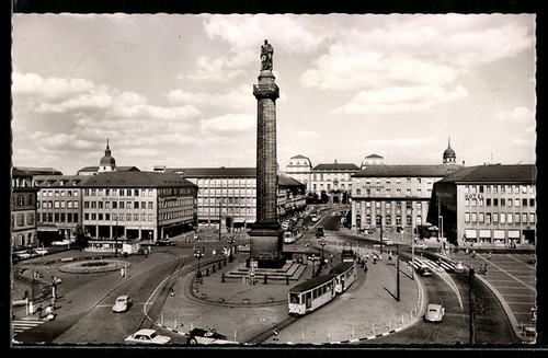 Ansichtskarte darmstadt - ansichtskarte,