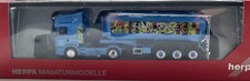 HERPA SCANIA TOPLINE "KUNSTSTRASSE" AIRBRUSCH SILO MELMER IMST PITZTAL SATTELZUG