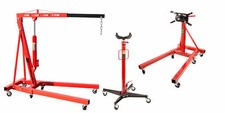 Motorständer Motorhalter 900 KG + Motorkran 2000 kg 2 t + Getriebeheber 500 KG