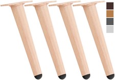 4er Set Möbelfüße Aluminium
