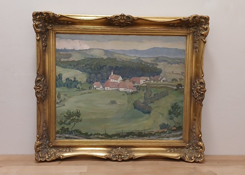 ölbild gemälde antik - gemälde,
