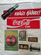 Aus einer Auflösung: Coca Cola Schilder Konvolut und Postkarten