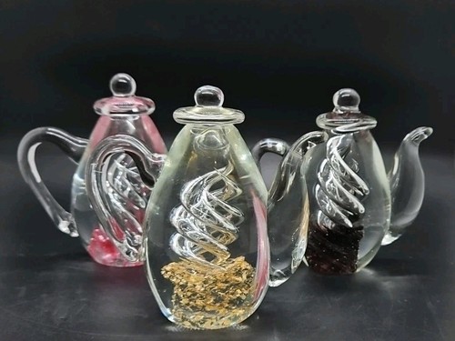 Vintage kunst glas - x,