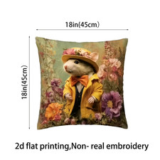 Sofa Kissen 45 cm wie Loberon Deko Geschenk Maus Ratte Landhaus Cottage Shabby