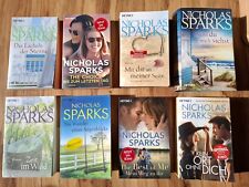 8 x Nicholas Sparks Büchersammlung - u.a. The Choice, The Best of Me, usw.
