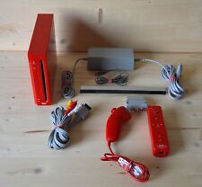 Wii - Nintendo Wii Konsole Rot mit Original Remote Controller (guter Zustand)