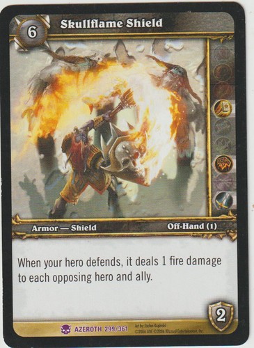 Skullflame shield karte - skullflame,