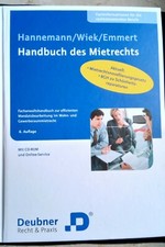 Handbuch des Mietrechts, Fachanwaltshandbuch Hannemann, Wiek, Emmert. NP 216,61€