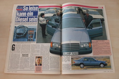 Auto bild 1986 mercedes - auto, 200