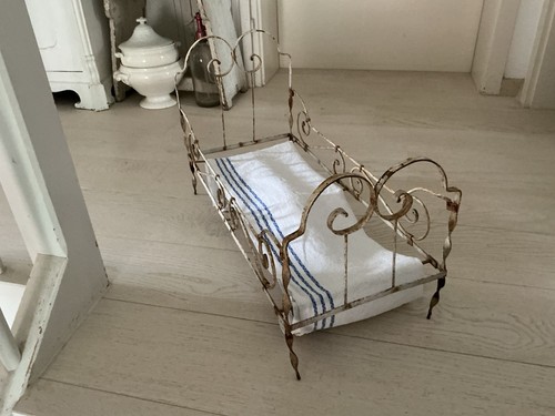 Altes puppenbett metallbett - puppenbett,