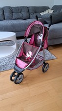 Puppenwagen Twin Brau rosa Fee Bayer Design Puppen bis 46cm Zwillingspuppenwagen