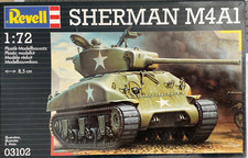 ✅Revell 03102 1:72 WWII M4A1 Sherman US-Army (FZ413-8R14/4)