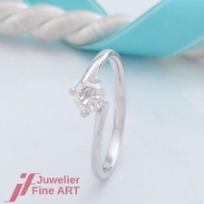 Christ - Solitär-Ring 1 Brillant (Diamant) ca. 0,48ct- 14K/585 Weißgold