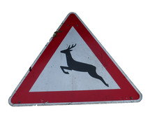 Altes verkehrsschild dreieck - altes,