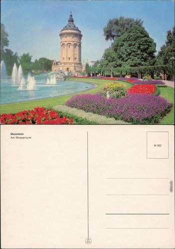 Ansichtskarte mannheim - ansichtskarte,