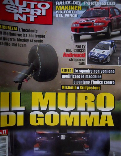 Autosprint 2001 rally - autosprint,