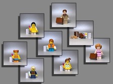 LEGO® Figuren - Lehrer Lehrerin Schule Schulkinder Junge Mädchen Schulsachen