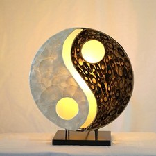 Leuchte Ying Yang natur 30cm