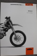 KTM 350 EXC-F Betriebsanleitung "2017" Bedienungsanleitung - Handbuch - Deutsch