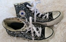 converse chucks 36,5 Silber glitzer Used Look 