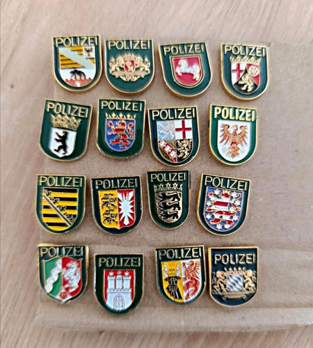 Polizei abzeichen pins - polizei, abzeichen/pins