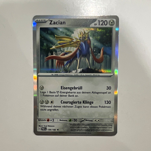 Pokémon tcg zacian sv04 - pokémon, –