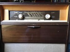Vintage Radio von Graetz mit Plattenspieler