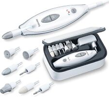 Beurer MP 41 Maniküre-/Pediküre-Set,elektrische Nagelfeile,7 Aufsätzen GEBRAUCHT