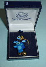 Rosina Wachtmeister Goebel Kette golden Eule mit Kind Rarität wie neu!