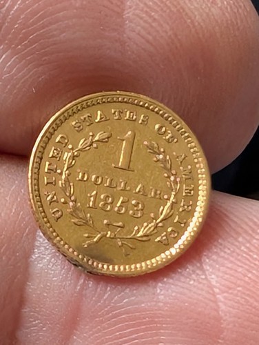 1853 type usa gold - 1853, 1