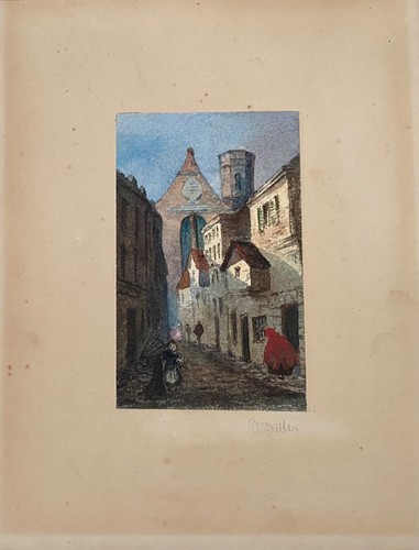 Belebte enge straße - enge, straße,