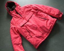 Dicker warmer Schnee-/Winter-Anorak, winddichte Überziehjacke - Neonpink, Gr.S