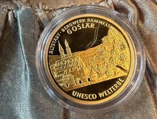 100 Euro Gold Münze 1/2 Unze UNESCO Welterbe Goslar 2008