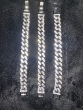 Iced-Out-Armband , cuban chain