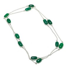 Grüner Onyx Edelstein