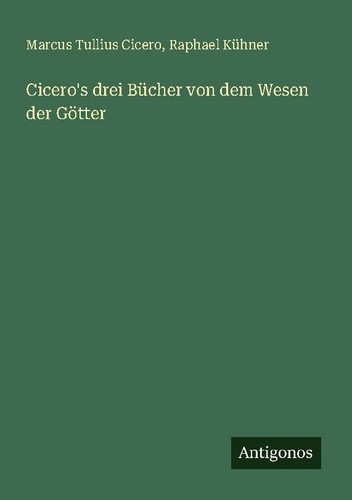 Cicero drei bücher von dem - bücher,