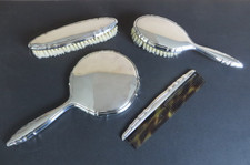 Antikes Frisier-, Toilettenset 4teilig * 835er Silber ☾♔ * Martin Mayer Ma