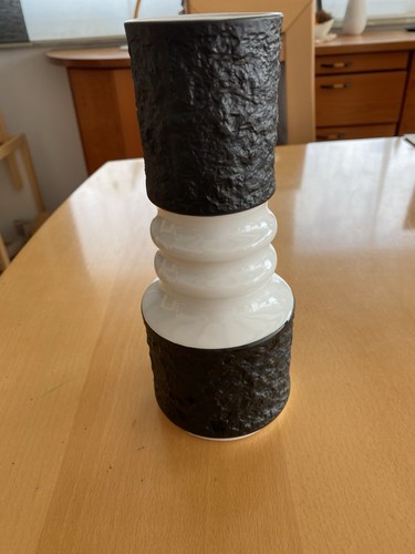 *Vintage*Vase*Schwarz/Weiß*Ro