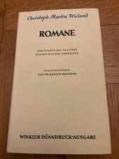 Christoph Martin WIELAND: Romane - Winkler Dünndruck - 1964 - schöne Ausgabe