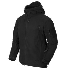 Helikon Tex Jacke Patriot Fleecejacke Outdoor Freizeit Kapuzenjacke Jacket Black