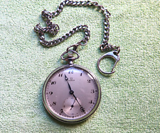 Omega Taschenuhr Edelstahl mit